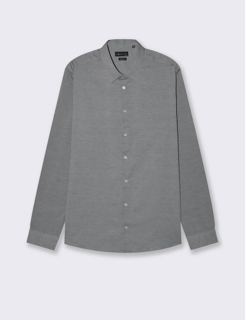 CAMICIA OXFORD REGULAR FIT - Bianco
