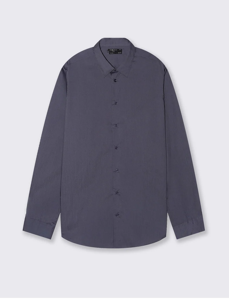 CAMICIA BASIC SLIM FIT EASY - Avion