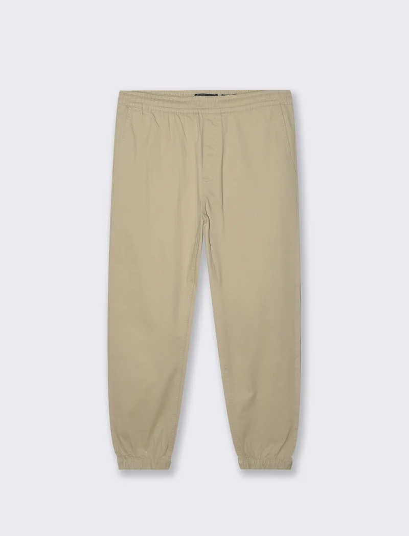 PANTALONI CON VITA JOGGER - Beige