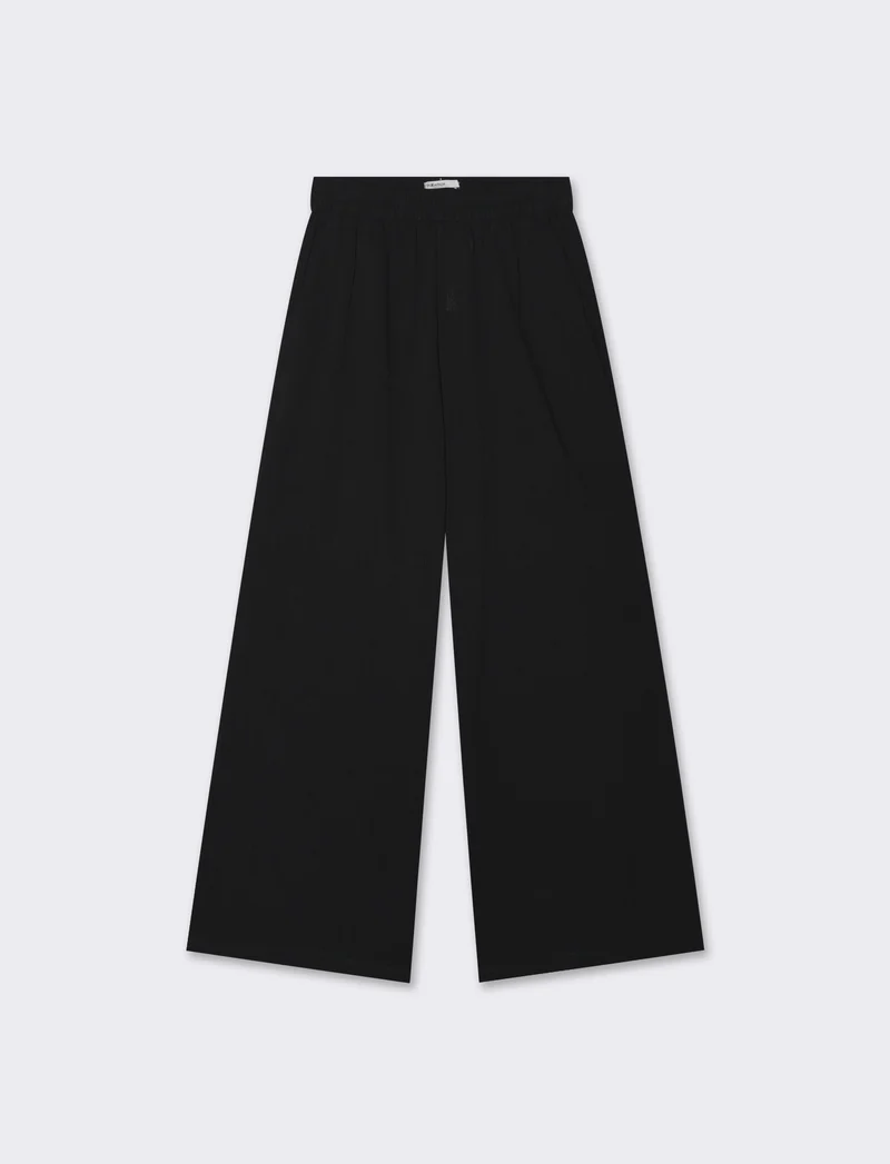 Pantalone con spacchi da donna - Nero
