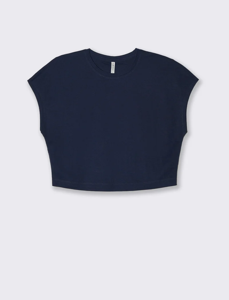 T-shirt basica da donna - Blu