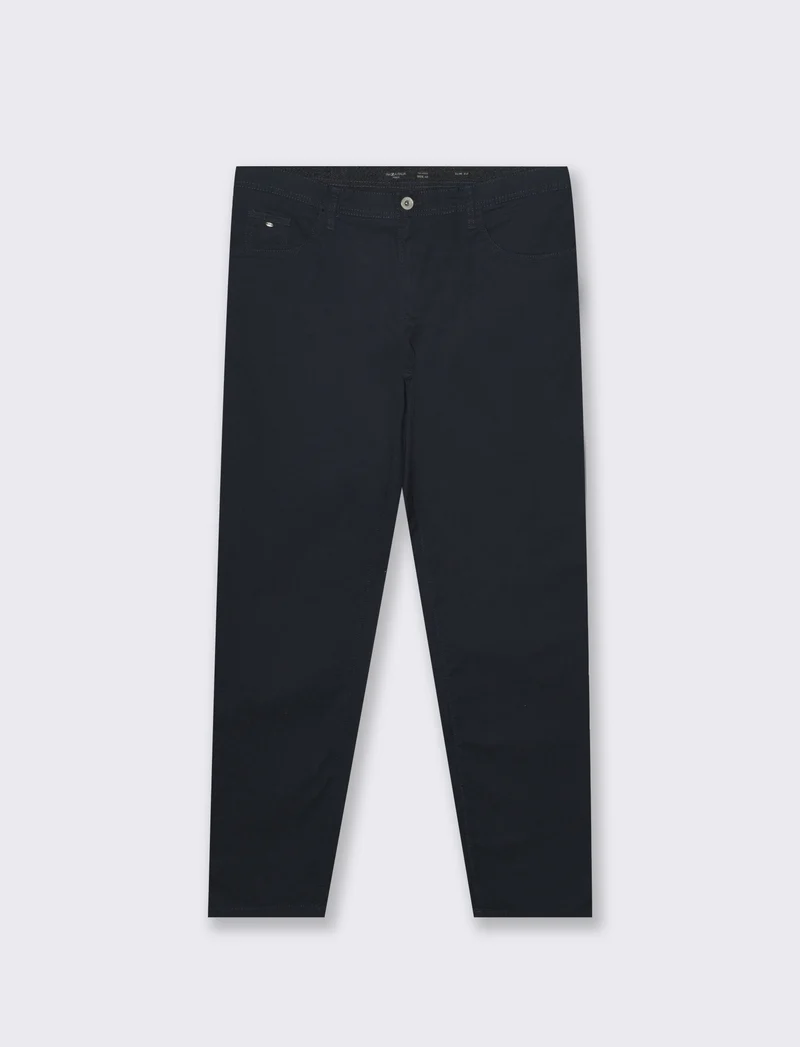 Pantaloni 5 tasche slim fit da uomo - Blu