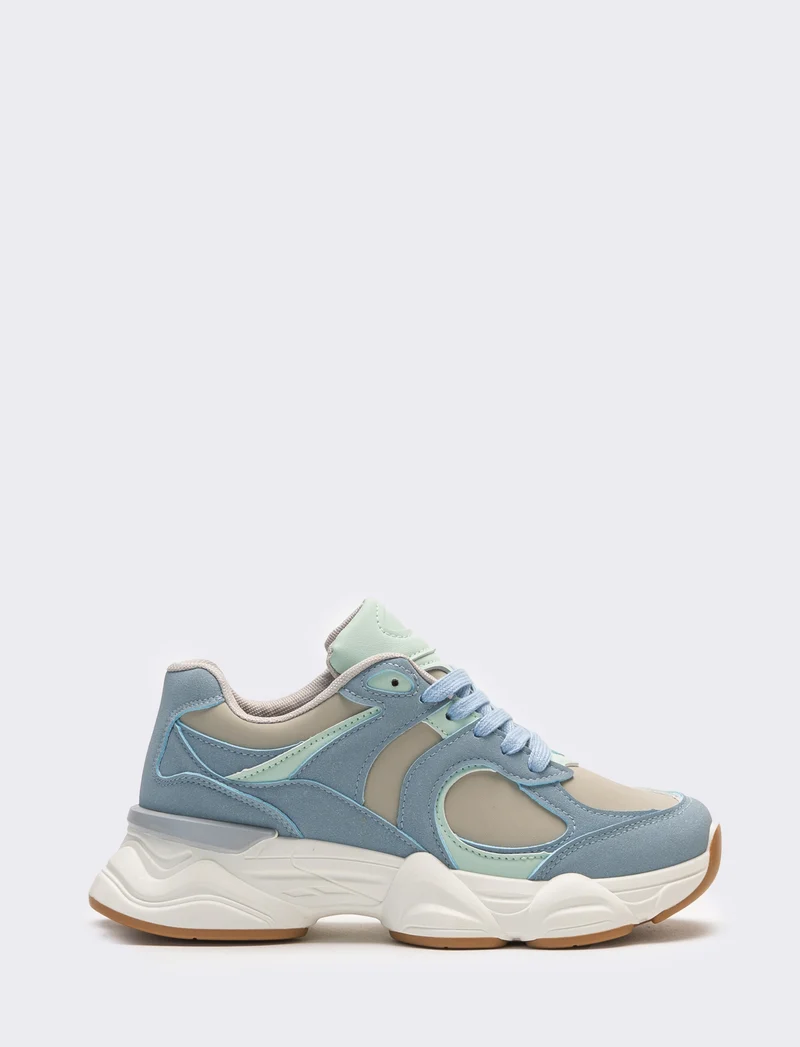Sneakers da donna sportiva - Celeste